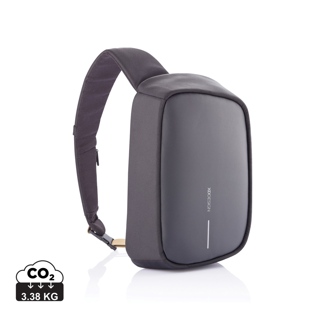 Sac bandoulière publicitaire Bobby Sling noir / Vert